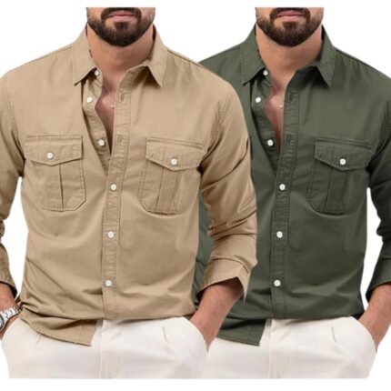 Long Sleeve Dual Pocket Shirt