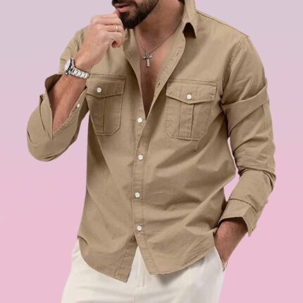 Long Sleeve Dual Pocket Shirt