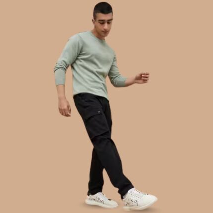 FAME FOREVER BY LIFESTYLE Men Mid-Rise Straight Fit Cargo Pants
