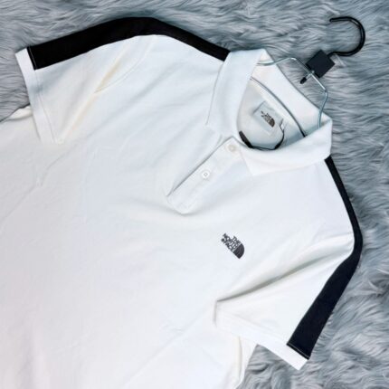 100% Export TNF Premium Polo off-white color